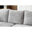 2 canapé en velours côtelé avec coussins confortables, moderne pour les appartements, canapé modulaire en tissu orange, version rétro 2 confortables-548741153