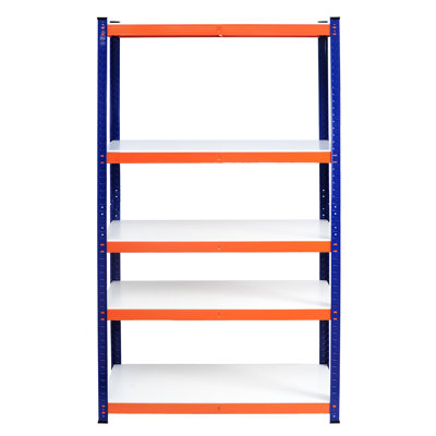 Tablette de rangement polyvalente de 71 po de hauteur - Usage intensif, l 35,4 po x P 15,87 po, pour garage, garde-manger, garde-robe, cuisine, entrepôt, sous-sol, salon