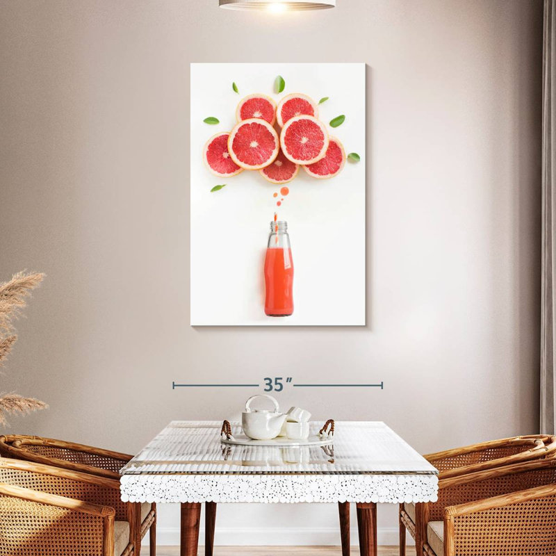 Yarlin Fresh Grapefruit Juice, 45" H x 30" W