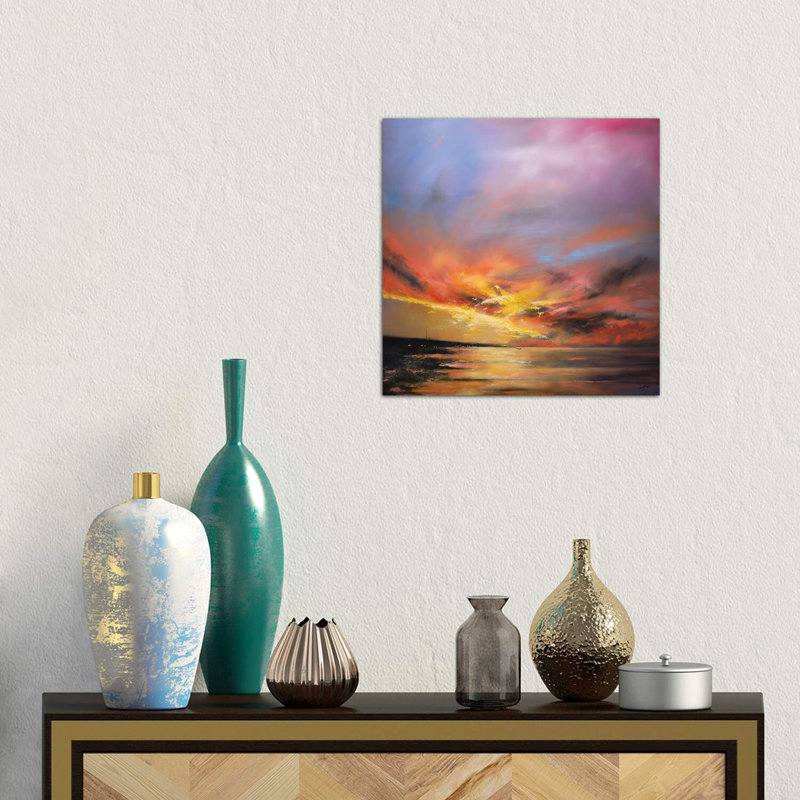 «If Twilight Were Not» par Christopher Lyter, reproduction d'art, H 18 po x l 18 po x P 1,5 po, Toile tendue