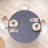 East Urban Home Feather Fitted Round Tablecloth Diameter Purpleblue White-1602008826