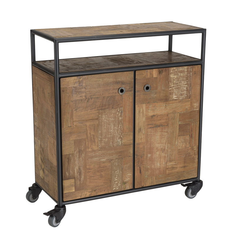 Mcclung 90cm Solid Wood Sideboard