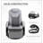 PU Recliner Armchair with Footrest, Headrest, and Round Steel/Wood Base