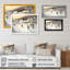 Enfants jouant au hockey en hiver IV - art mural de hockey sportif pour le salon-1079148154-1079148155