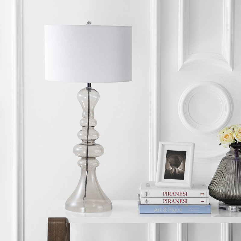 Lampe de table Filip, Gris fumée