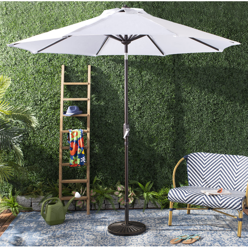 Parasol de marché, Blanc, 100.79" W x 100.79" D