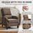 Upholstered 30.3'' Wide Push-Back Manual Single Recliner Chair for Living Room-84053344
