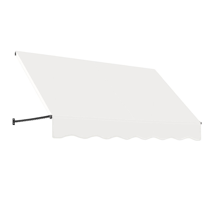 Store fixe Awntech Santa Fe, 225 cm x 112 cm x 91 cm, blanc, H 44 po x l 88,5 po x P 36 po, Blanc