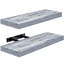 Ensemble de 2 tablettes flottantes avec fixation invisible Swanfield Sorbus - bleu-1950993341