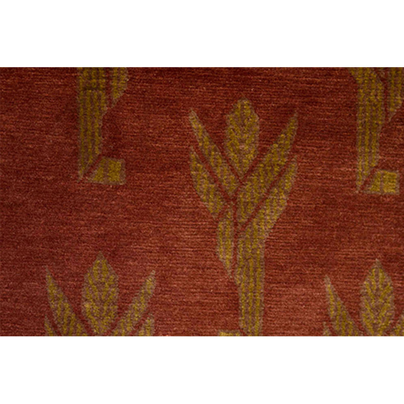 Hand-Knotted High-Quality Rust Area Rug