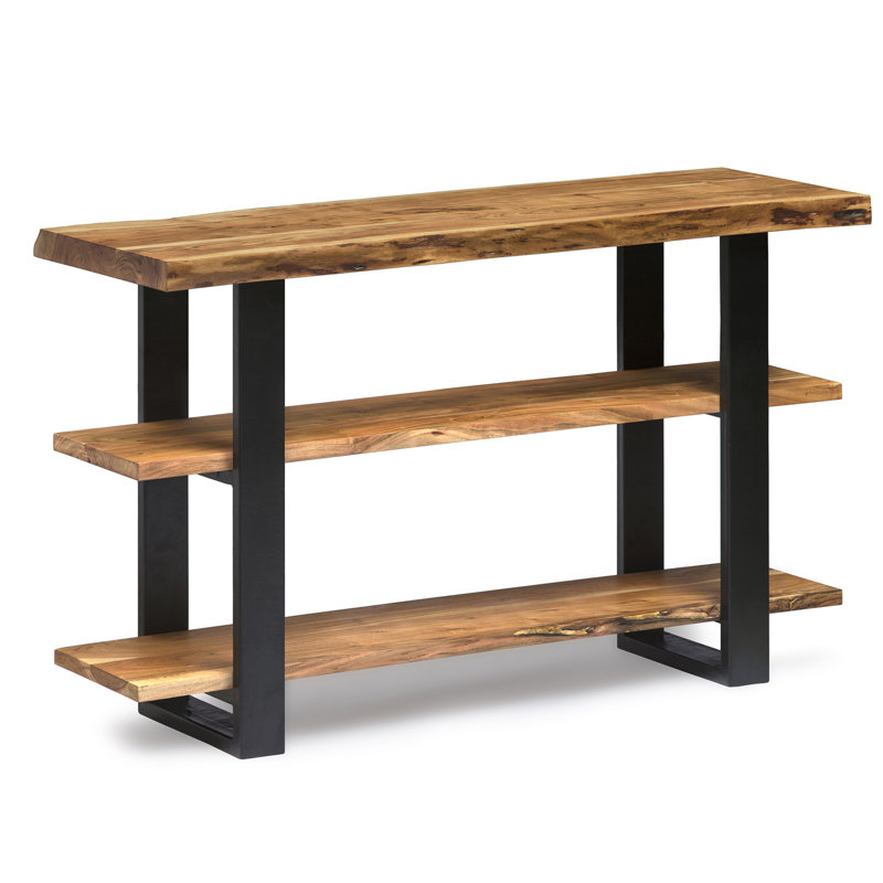 Hirohisa 48'' Solid Wood Top Console Table