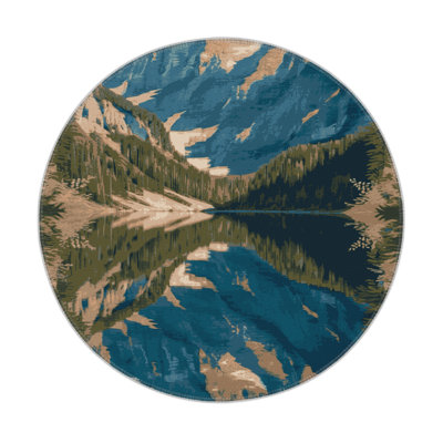 Nature Gray Indoor and Outdoor Area Rug