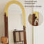 Mid-Century Arched Solid Wood Full-Length Mirror-165717208