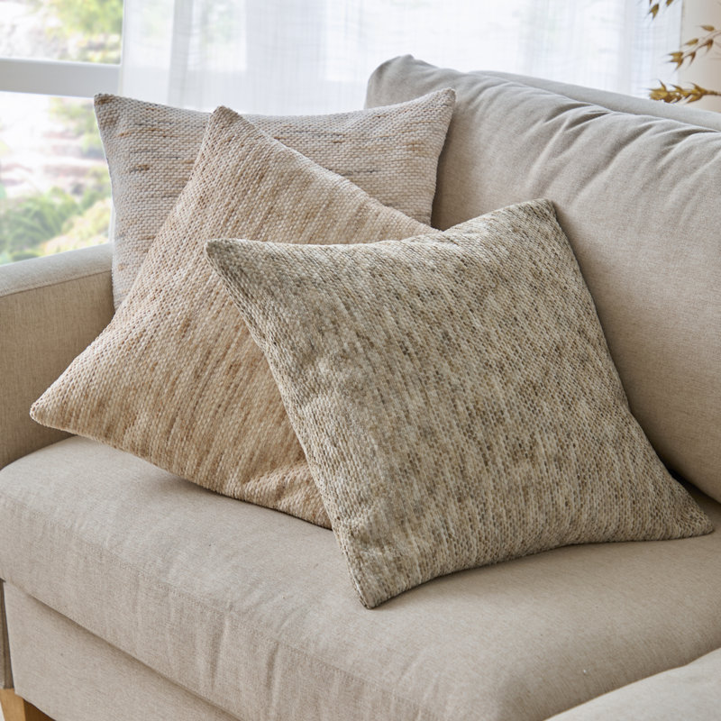 Malvern Square Cushion, Green, Pillow Cover Only - No Insert