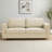 Latitude Run Velvet Queen Pull Out Sleeper Loveseat with Memory Foam Mattress-805547599-805547593
