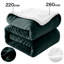 Haffa Reversible Sherpa Fleece Throw Blanket - Ultra-Soft, Warm & Cozy Comfort for All Seasons-121299953-121299961