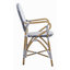 Chaise de patio empilable Androula