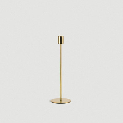 Gold Doric Candle Holder - Large