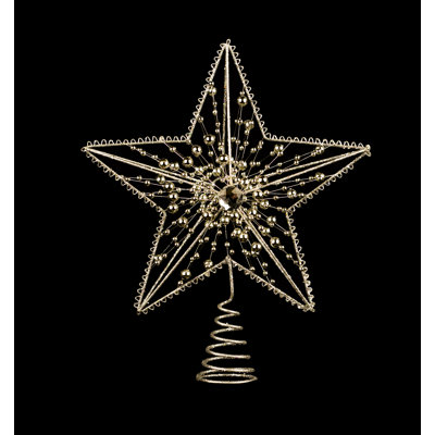 9'' Metal Tree Topper Shatterproof Tree Topper