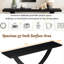 Table moderne rustique de 57 po, à pieds croisés, spacieuse, pour la construction d'une console de chambre à coucher-747121601