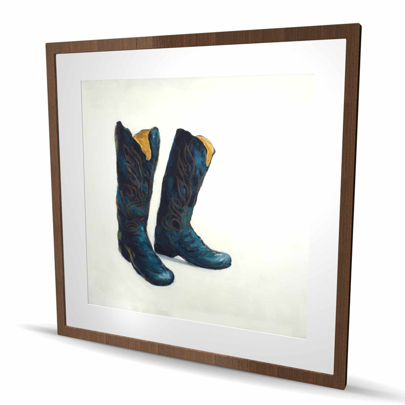 Bottes de cowboy en cuir - Western Man, H 36 po x l 36 po, Brun