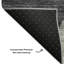 Tapis gris anthracite lavable à la machine Premium Cerrito-105951142