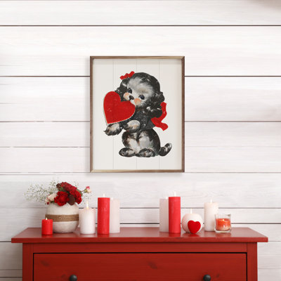 Sweet Valentine Dog White