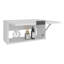 Armoire murale rétractable Coolidge, conception compacte, tablette simple, style moderne, blanc