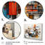«Cityscape Bluiding Geometric Collage II», 3 impressions sur toile tendue-1010783187