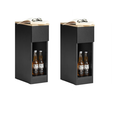 Mikhaela 1 Drawer Bedside Table