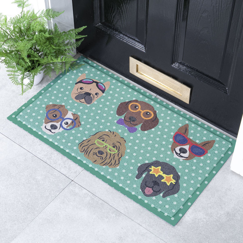 Waxler Non-Slip Animal Print Indoor / Outdoor Doormat