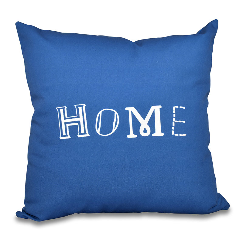Coussin A Way, H 18 po x l 18 po, Bleu