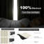 Dennan 100% Blackout Thermal Insulated Linen Drapes with Back Tab & Hooks-1645109084-1647010043