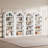 70.87" H 5-Tier Arched Bookcase-830771524-809167696