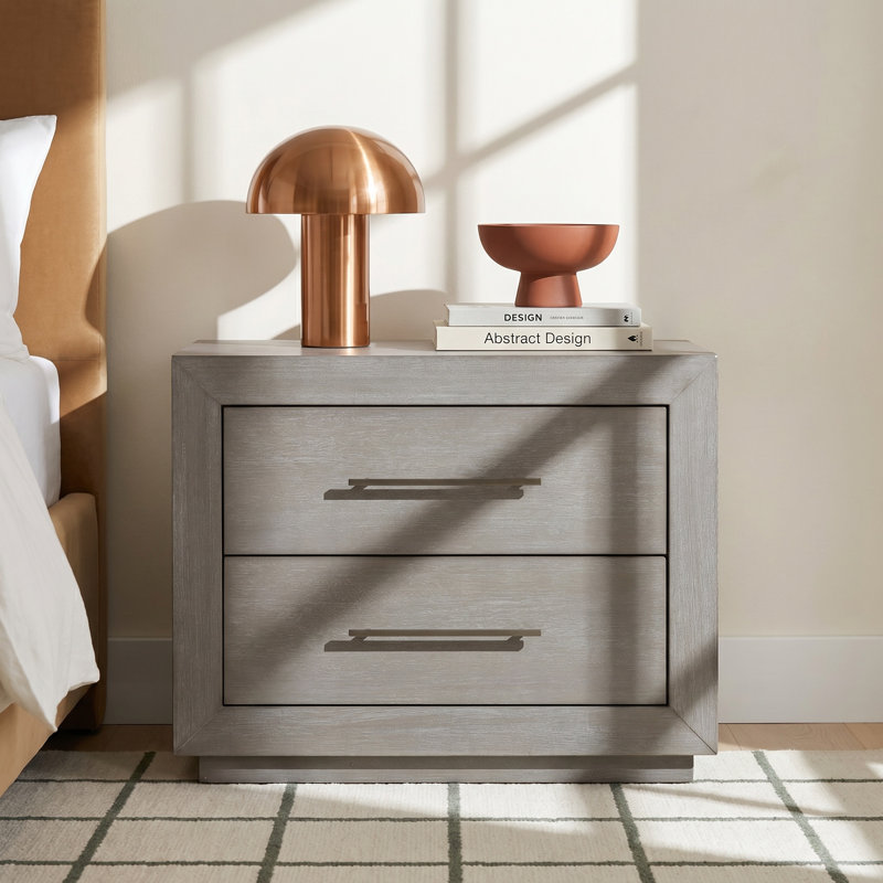 Meret Maseo Solid Wood Nightstand