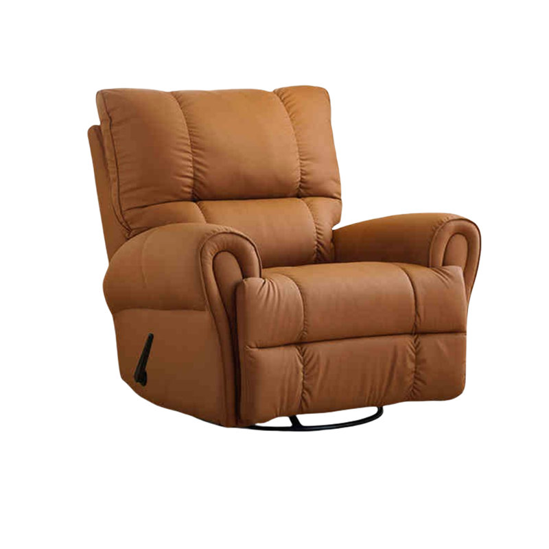 Fauteuil inclinable Enrrique, Similicuir brun