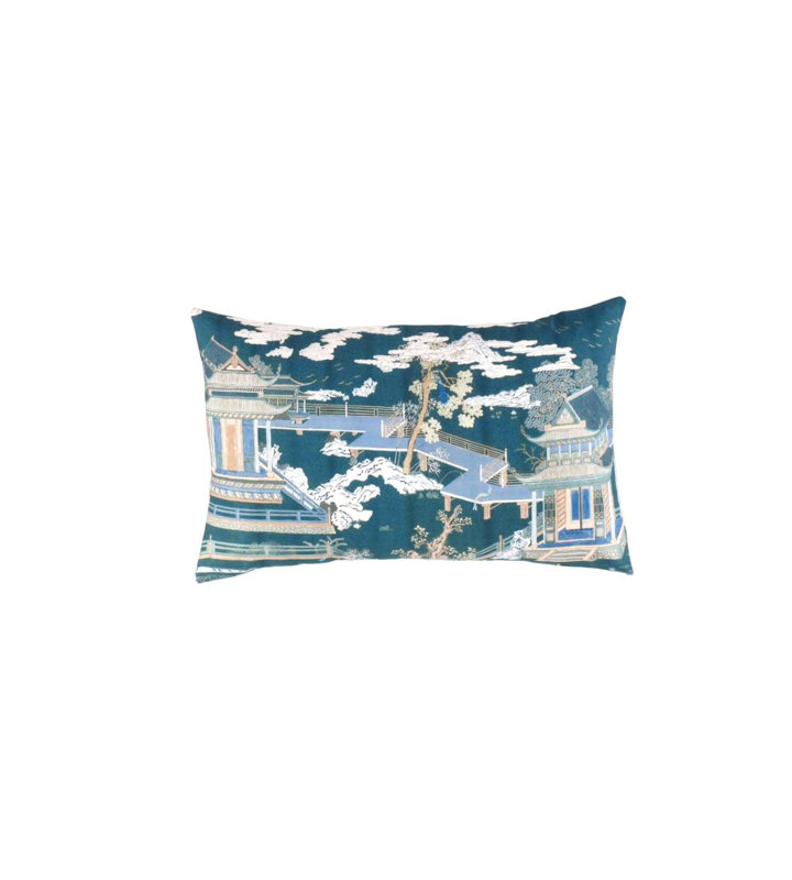 Turkish Fine Silk oriental Pillow 16"x24"