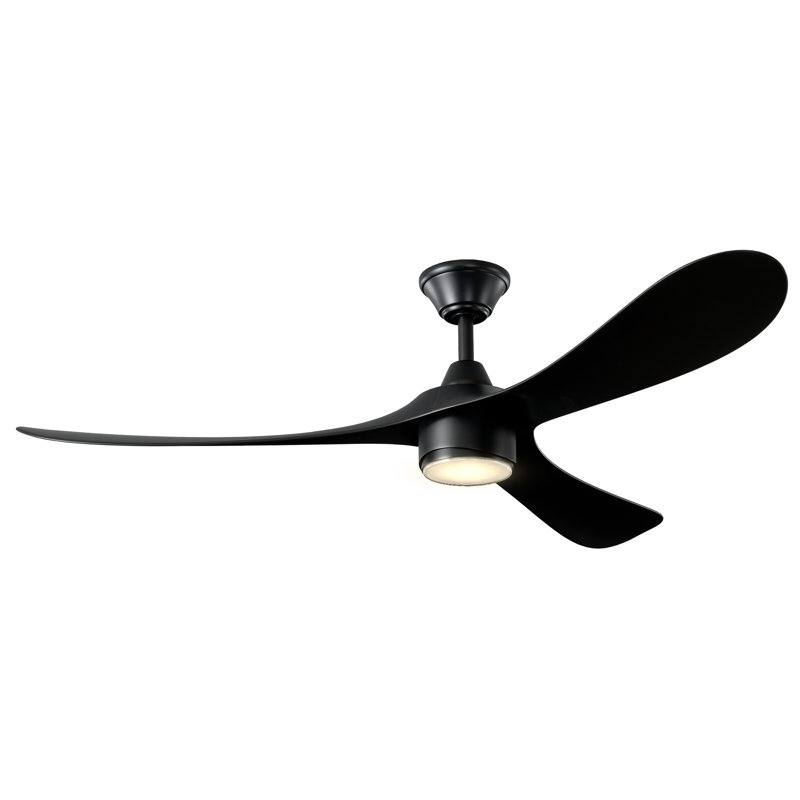 Aerocurve LED Smart Ceiling Fan, Black