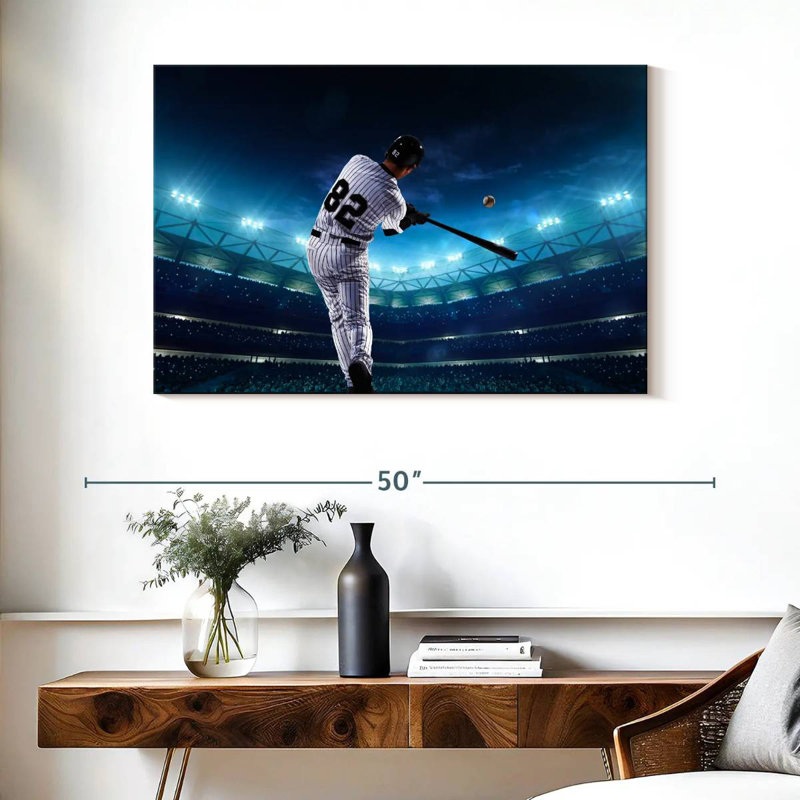 Joueur de baseball professionnel Sireci, H 26 po x l 39 po