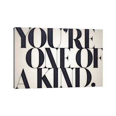 One Of A Kind by 33 Broken Bones - Wrapped Canvas Print