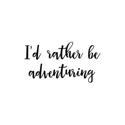 " Adventuring "