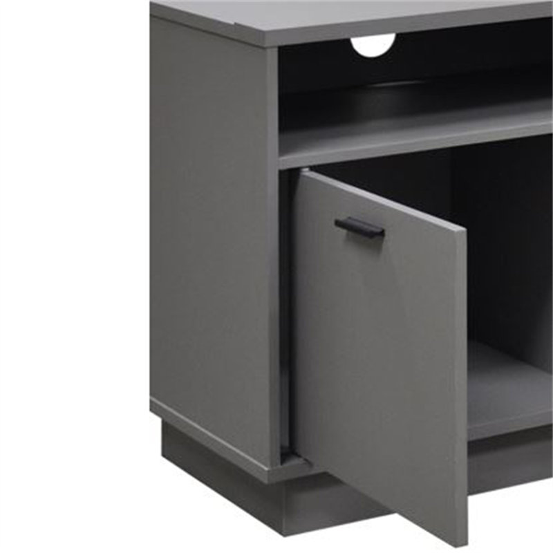 47.24 In. Wood TV Stand With 3 Storage Cabinets Fits TV's Up To 55 In., Gray