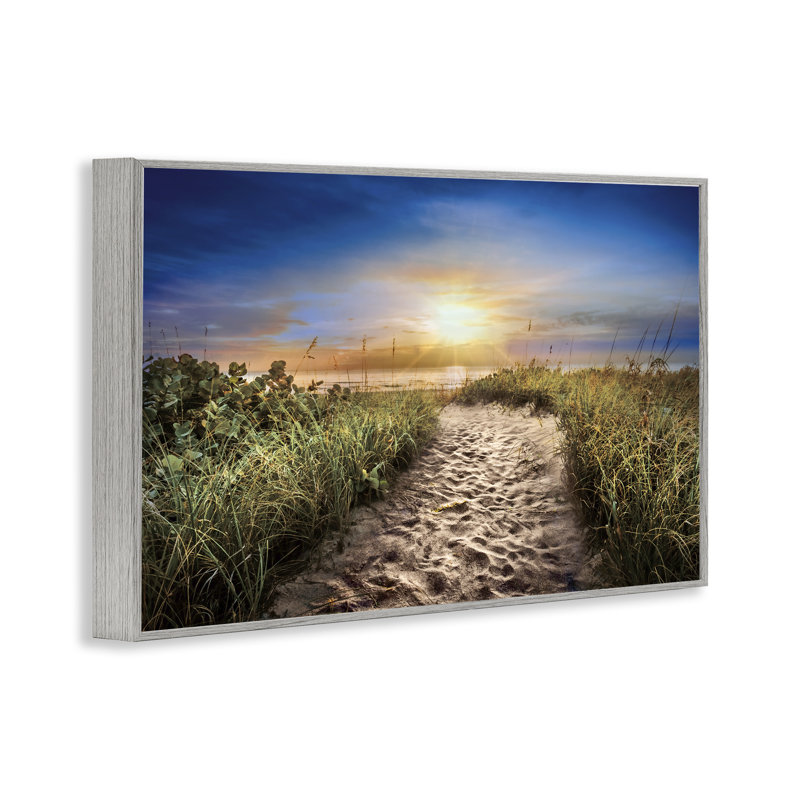 Giclée encadrée par Desert Trail In Sunrise, design par Celebrate Life Gallery, H 12 po x l 18 po
