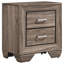 Ensemble de chambre avec grand lit 5 pièces Bello, brun taupe délavé Bello-114565983-114565985