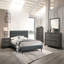 Mobilier de chambre à coucher 1 pièce Rustic Style