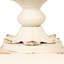 Vase urne en métal blanc
