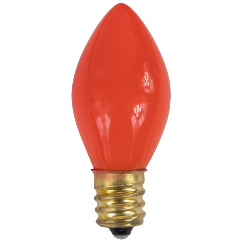 Ampoules de remplacement C7 Christmas, Orange