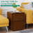 15.8" Wide Fully-Assembled Faux Leather Narrow Nightstand-1191299231-1200938406