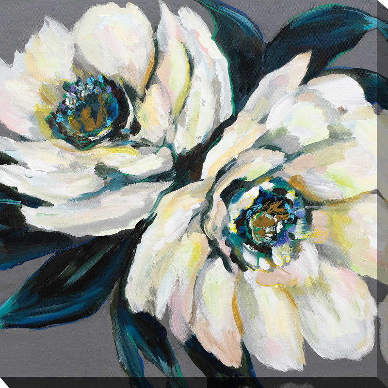 " Peonies ", Wrapped Canvas, 36" H x 36" W x 1.5" D
