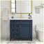 Meuble-lavabo autoportant moderne avec lavabo supérieur et 2 tiroirs-2131471359